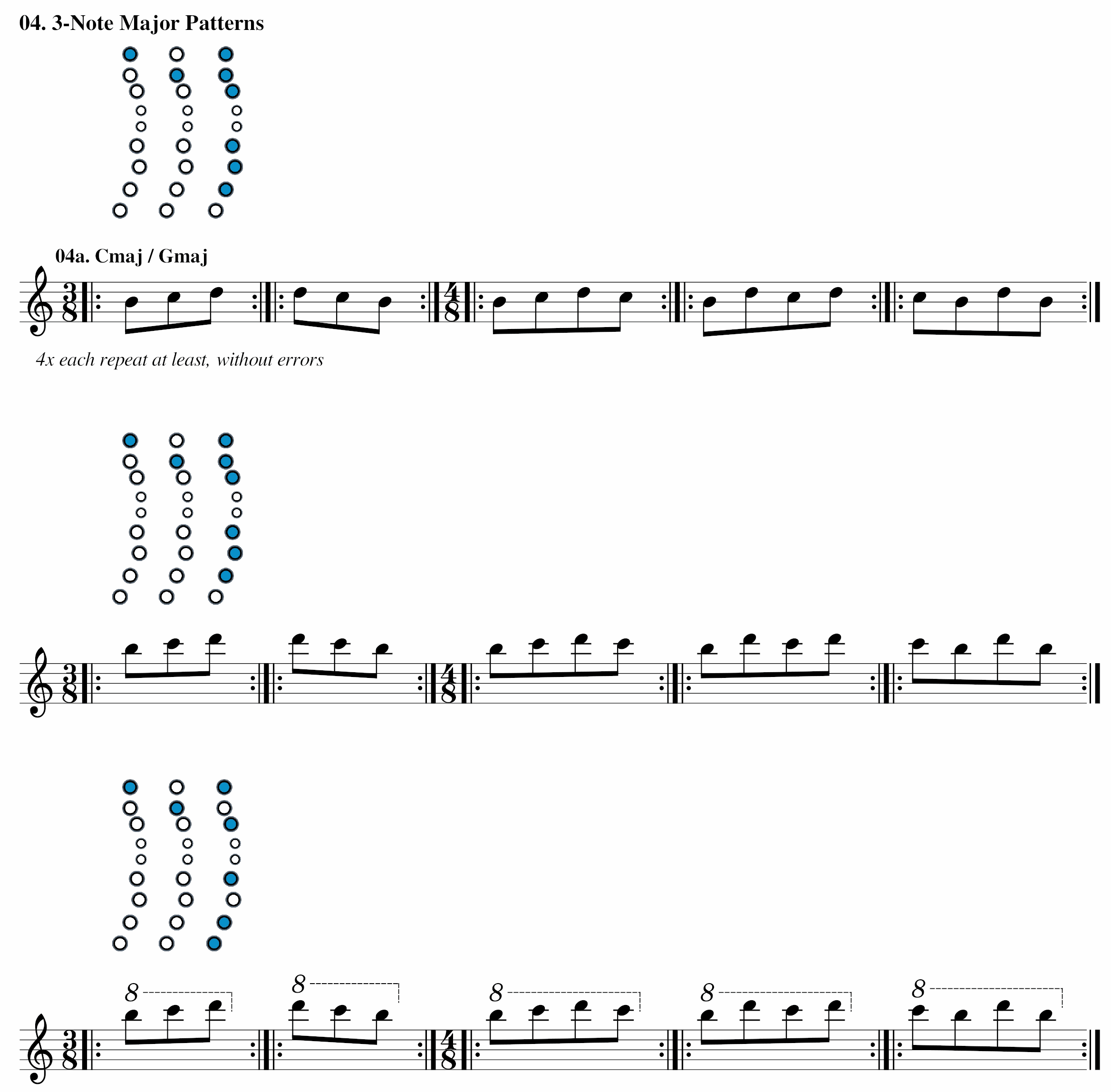 Aerophone Mini - Octave Exercises - Part 3