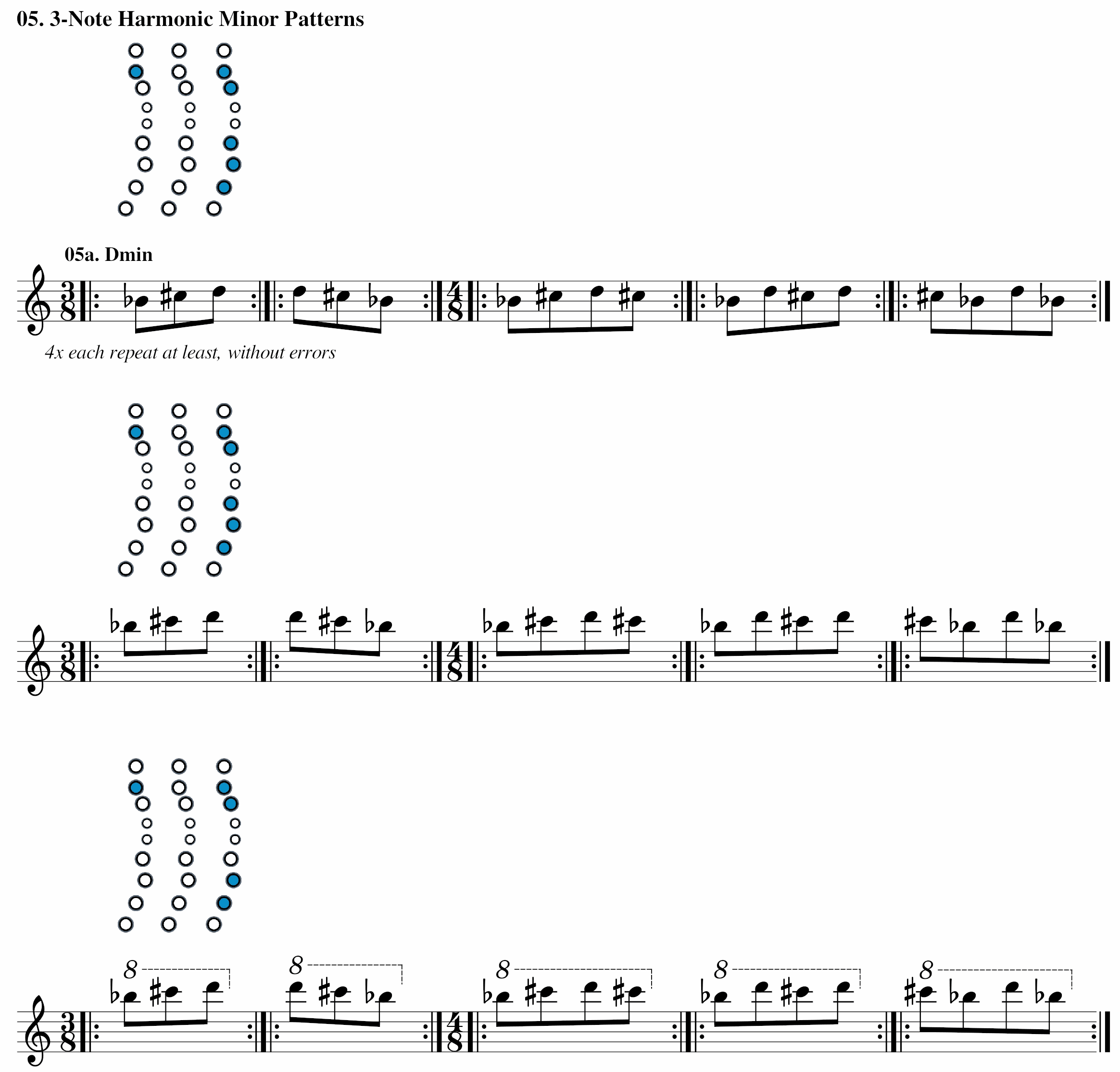 Aerophone Mini - Octave Exercises - Part 4